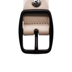 Ремінь жіночий шкіряний Кремінь 05.30.00.157 молочний 110 см