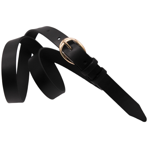 Ремінь жіночий шкіряний Кремінь 05.25.00.92 чорний 120 см