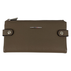 Гаманець жіночий шкіряний Eminsa 2117 18-17 світло-коричневий