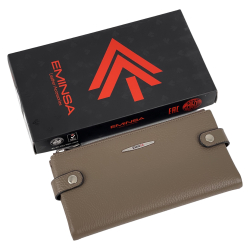 Гаманець жіночий шкіряний Eminsa 2117 18-17 світло-коричневий