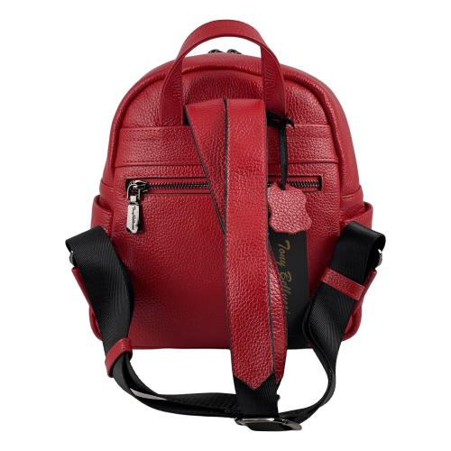 Рюкзак жіночий шкіряний Tony Bellucci 0622-282 червоний