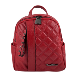 Рюкзак жіночий шкіряний Tony Bellucci 0622-282 червоний
