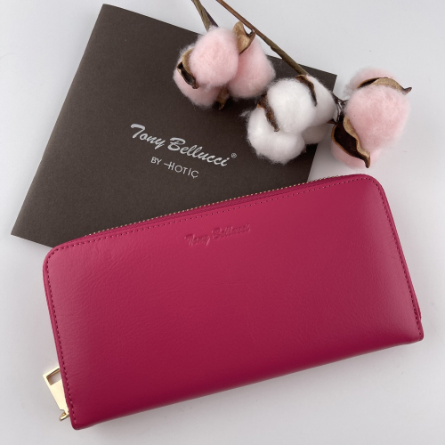 Гаманець жіночий шкіряний Tony Bellucci T900-16 фуксія