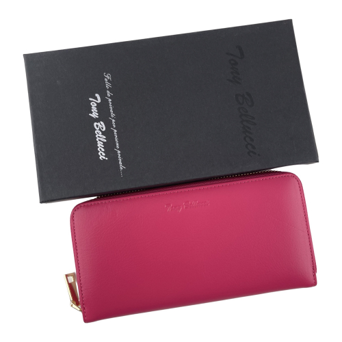Гаманець жіночий шкіряний Tony Bellucci T900-16 фуксія