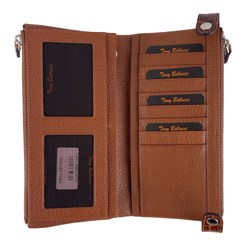 Гаманець жіночий шкіряний Tony Bellucci T800-353 коричневий