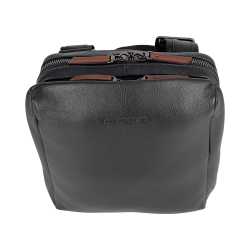 Сумка чоловіча шкіряна The Bond 1181-1 чорна