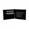 Гаманець-затискач для грошей чоловічий шкіряний Karya 0455-1 чорний