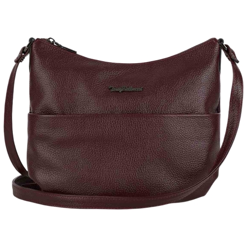 Сумка женская кожаная Tony Bellucci 0072-1905 бордовая