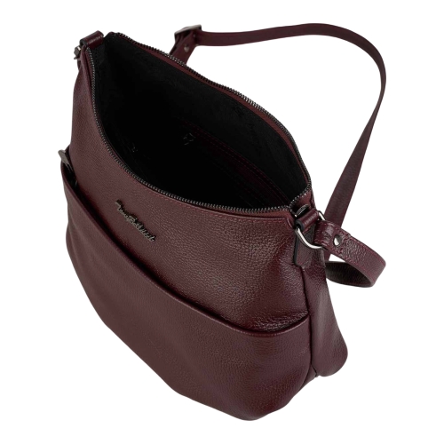 Сумка женская кожаная Tony Bellucci 0072-1905 бордовая