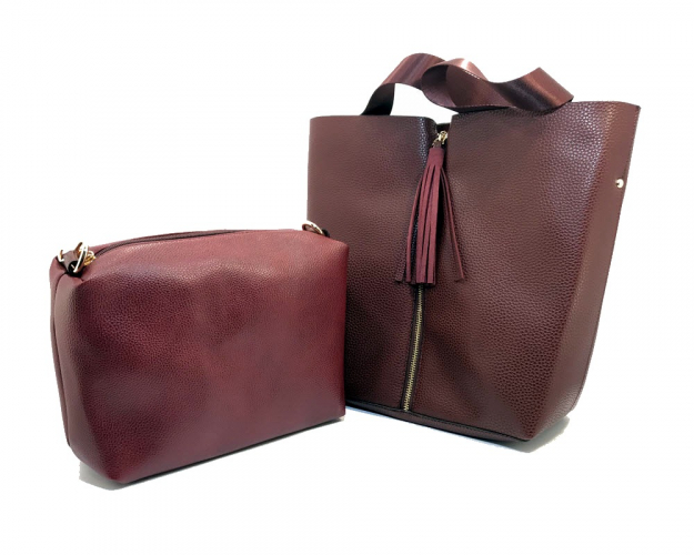 Сумка женская Vienca B1759 бордовая фото 1