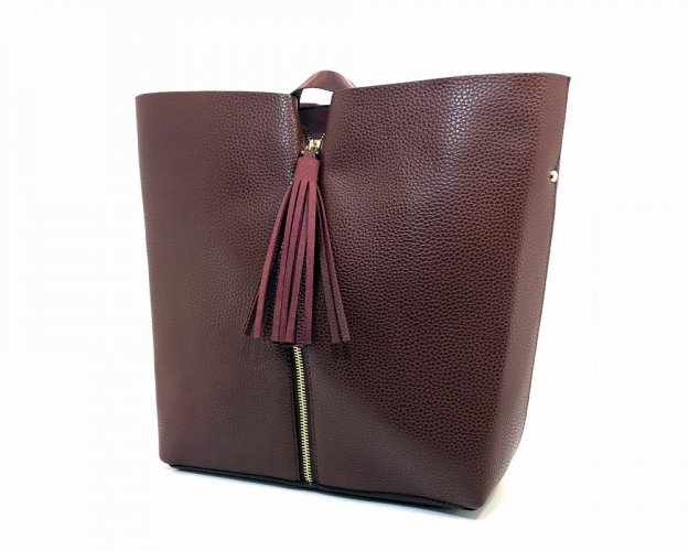 Сумка женская Vienca B1759 бордовая фото 2