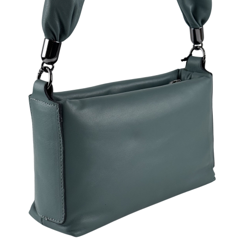 ​Сумка жіноча шкіряна Tony Bellucci 0558-2026 бірюзова