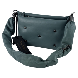 ​Сумка жіноча шкіряна Tony Bellucci 0558-2026 бірюзова