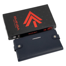 Кошелек женский кожаный Eminsa 2117 18-19 темно-синий