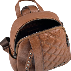 Рюкзак жіночий шкіряний Tony Bellucci 0622-285 світло коричневий