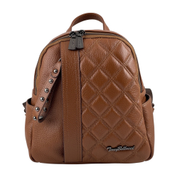 Рюкзак жіночий шкіряний Tony Bellucci 0622-285 світло коричневий