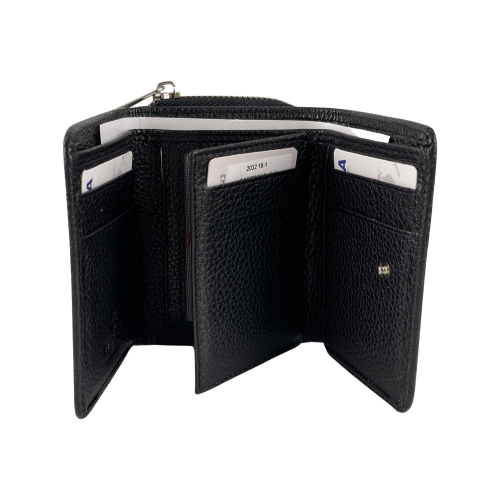 Гаманець жіночий шкіряний Eminsa 2032 18-1 чорний