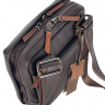 Сумка мужская кожаная The Bond 1181-4 темно-коричневая