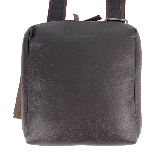 Сумка мужская кожаная The Bond 1181-4 темно-коричневая