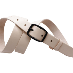 Ремінь жіночий шкіряний Кремінь 05.30.00.157 молочний 120 см