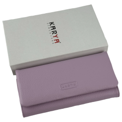 Кошелек женский кожаный Karya 1159-082 светло-фиолетовый