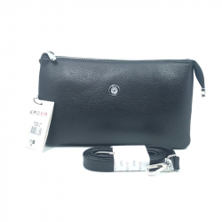 Сумка жіноча шкіряна Karya 0836 чорна