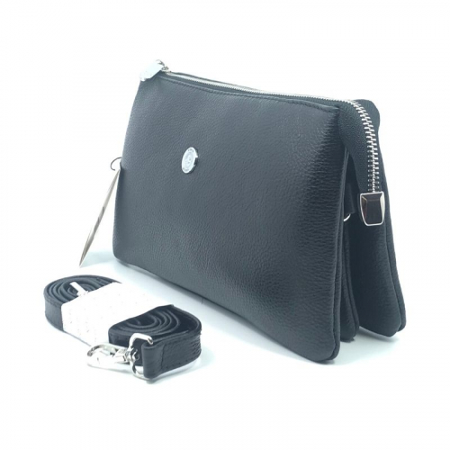 Сумка женская кожаная Karya 0836 черная