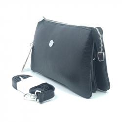 Сумка жіноча шкіряна Karya 0836 чорна