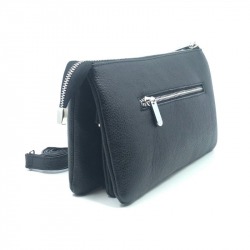 Сумка жіноча шкіряна Karya 0836 чорна