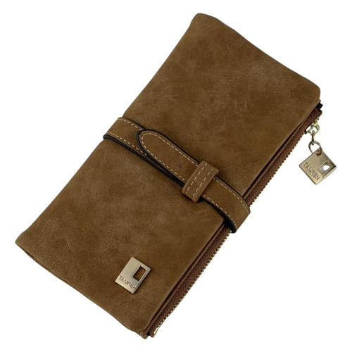 Гаманець жіночий під нубук Tauren 1287 коричневий