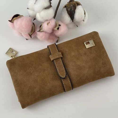 Гаманець жіночий під нубук Tauren 1287 коричневий