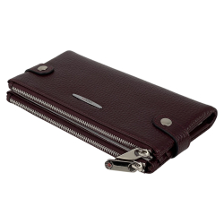 Кошелек женский кожаный Eminsa 2117 18-6 бордовый