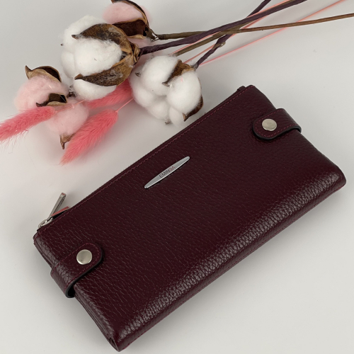 Гаманець жіночий шкіряний Eminsa 2117 18-6 бордовий