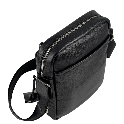 Сумка чоловіча шкіряна Bond 1086-281 чорна