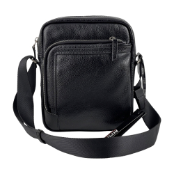 Сумка мужская кожаная Bond 1086-281 черная