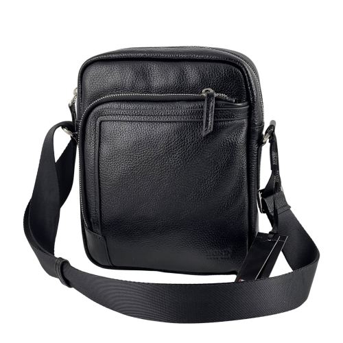 Сумка чоловіча шкіряна Bond 1086-281 чорна