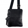Сумка чоловіча через плече шкіряна Bond Non 1397-902 чорна