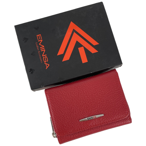 Кошелек женский кожаный Eminsa 2032 18-5 красный