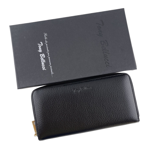 Гаманець жіночий шкіряний Tony Bellucci T900-281 чорний