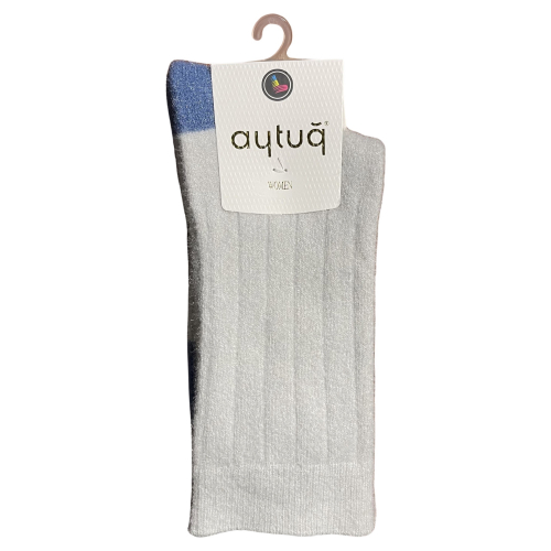 Шкарпетки жіночі Aytug 48002 високі світло-сірі Size 36-40