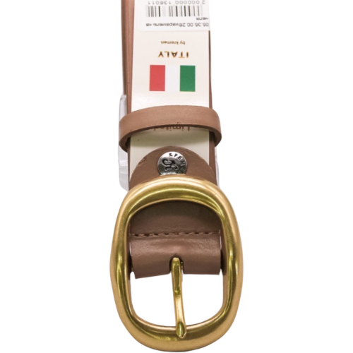 Ремінь жіночий шкіряний Кремінь 05.35.00.26 карамель 125 см