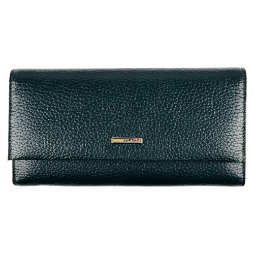 Кошелек женский кожаный Karya 1071-030 темно-зеленый