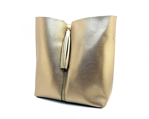 Сумка женская Vienca B1759 золотистая фото 1