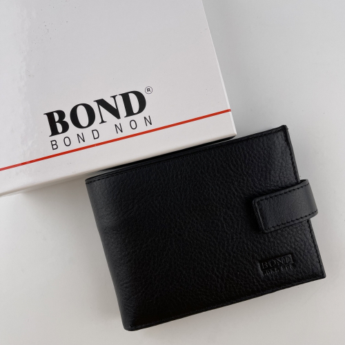 Гаманець чоловічий шкіряний Bond Non 545-1 чорний