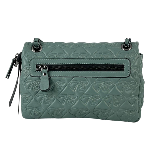 Сумка женская кожаная Tony Bellucci 0459-2023 бирюзовая