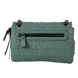 Сумка женская кожаная Tony Bellucci 0459-2023 бирюзовая