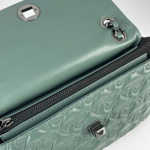 Сумка женская кожаная Tony Bellucci 0459-2023 бирюзовая