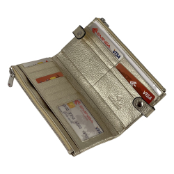 Кошелек женский кожаный Eminsa 2117 32-10 золотистый