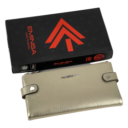 Кошелек женский кожаный Eminsa 2117 32-10 золотистый