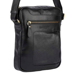Сумка чоловіча шкіряна Tony Bellucci T5225-1 чорна